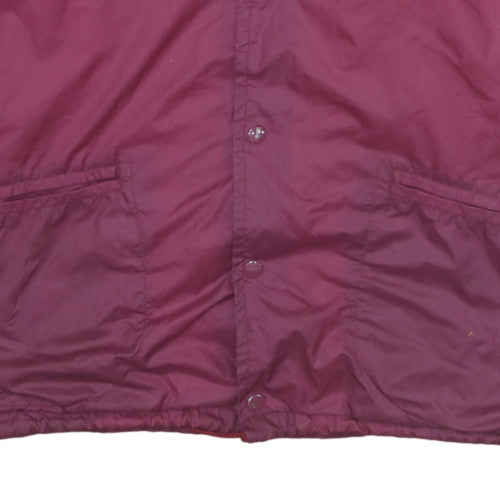 Teddy Smith Men's Red XL Retro College Windbreaker Jacket