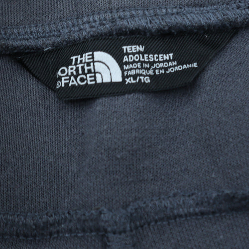 The North Face Boys Grey XL Jogger Sweatpants Elastic Waist Active Trousers