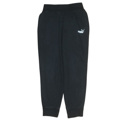 Puma Womens Black Fleece Jogger Sweatpants S Regular Fit