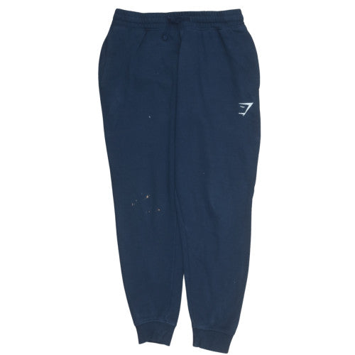 Gymshark Men’s Blue Jogger Sweatpants Size S Cotton Blend Activewear