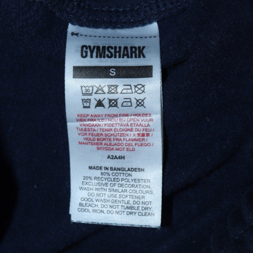Gymshark Men’s Blue Jogger Sweatpants Size S Cotton Blend Activewear
