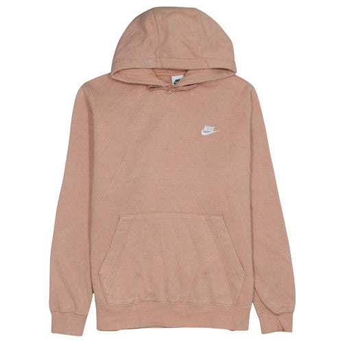 Nike Women’s Beige Pullover Hoodie L Large Fleece Lined Sweatshirt