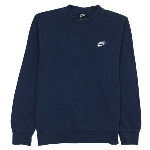 Nike Men's Blue Crew Neck Pullover Sweatshirt M Classic Fit