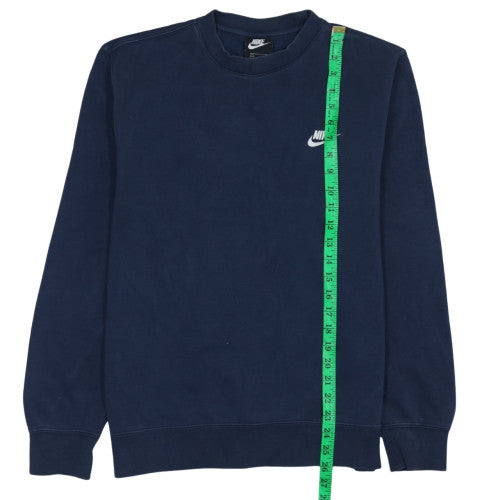 Nike Men's Blue Crew Neck Pullover Sweatshirt M Classic Fit