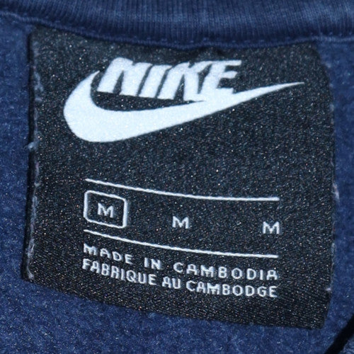 Nike Men's Blue Crew Neck Pullover Sweatshirt M Classic Fit