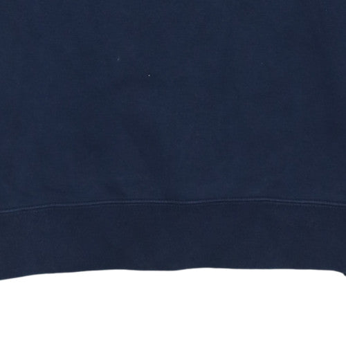 Nike Men's Blue Crew Neck Pullover Sweatshirt M Classic Fit