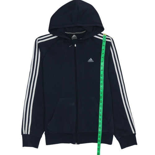 Adidas Men's Blue Full Zip Hoodie M Sports Fleece Sweatshirt