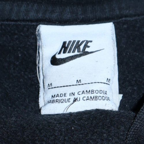 Nike Men's Black M Pullover Fleece Sweatshirt Crew Neck Logo