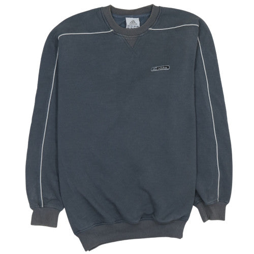Adidas Men's Grey Pullover Sweatshirt XS Regular Fit Crew Neck