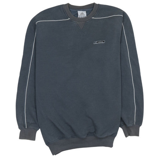 Adidas Men's Grey Pullover Sweatshirt XS Regular Fit Crew Neck