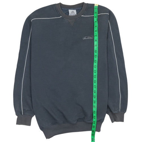 Adidas Men's Grey Pullover Sweatshirt XS Regular Fit Crew Neck