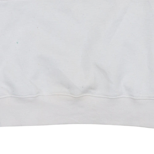 Tommy Jeans Coca-Cola White Red Women's L Sweatshirt Crew Neck Cotton Blend