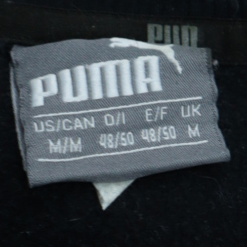 Puma Men's Black Crew Neck Logo Sweatshirt Size M