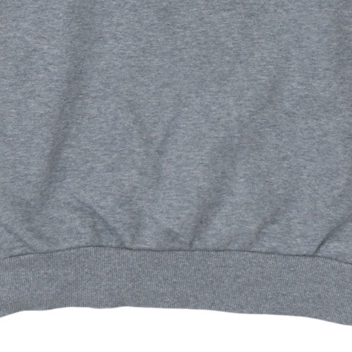 Napapijri Women's Grey Pullover Sweatshirt Size M Logo Cotton