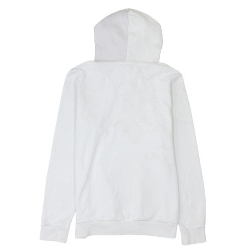 Puma Men's White Pullover Hoodie L Sports Fleece Regular Fit
