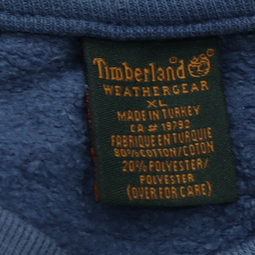 Timberland Men's Blue XL Pullover Sweatshirt Logo Outdoor