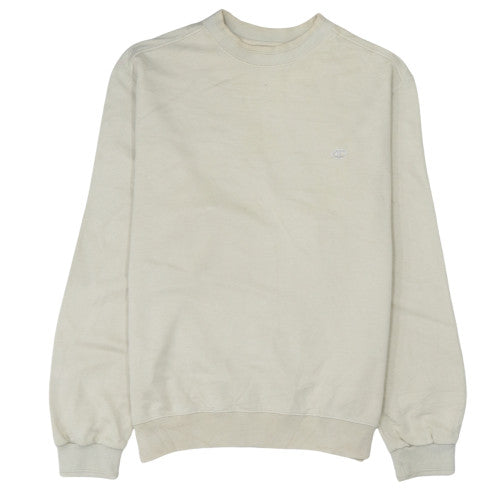 Champion Men's Beige Crew Neck Pullover Sweatshirt Size L