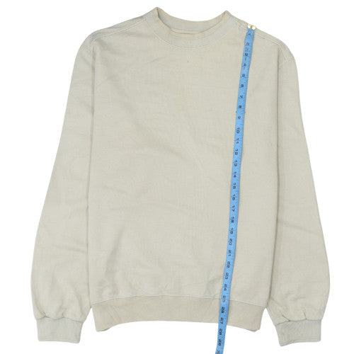 Champion Men's Beige Crew Neck Pullover Sweatshirt Size L