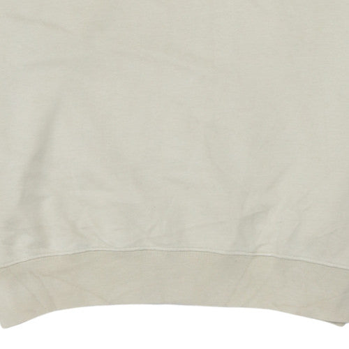 Champion Men's Beige Crew Neck Pullover Sweatshirt Size L