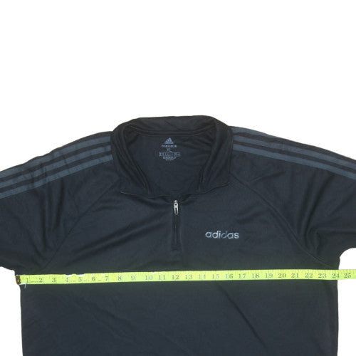 adidas Men’s Black XL 1/4 Zip Pullover Sweatshirt Primegreen AEROREADY