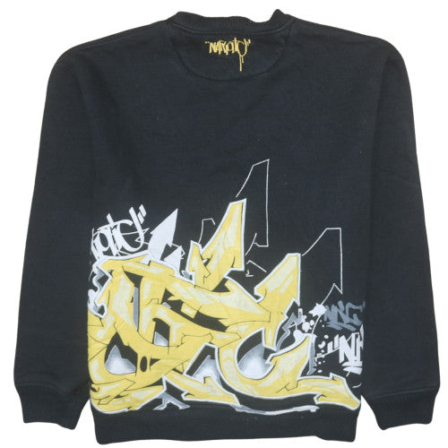 Narkotic Brand Men's Black XL Graphic Pullover Sweatshirt