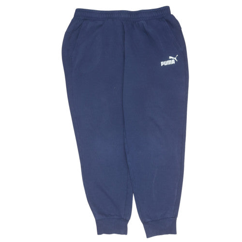 Puma Mens Blue XL Sweatpants Joggers Regular Fit Fleece Casual