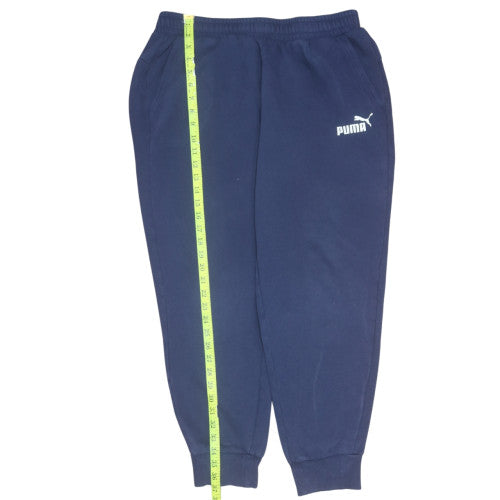Puma Mens Blue XL Sweatpants Joggers Regular Fit Fleece Casual