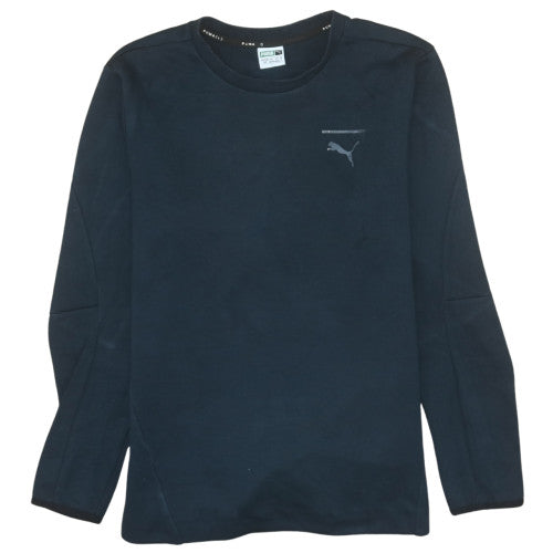 Puma Men's Black Long Sleeve Crew Neck T-Shirt Size S