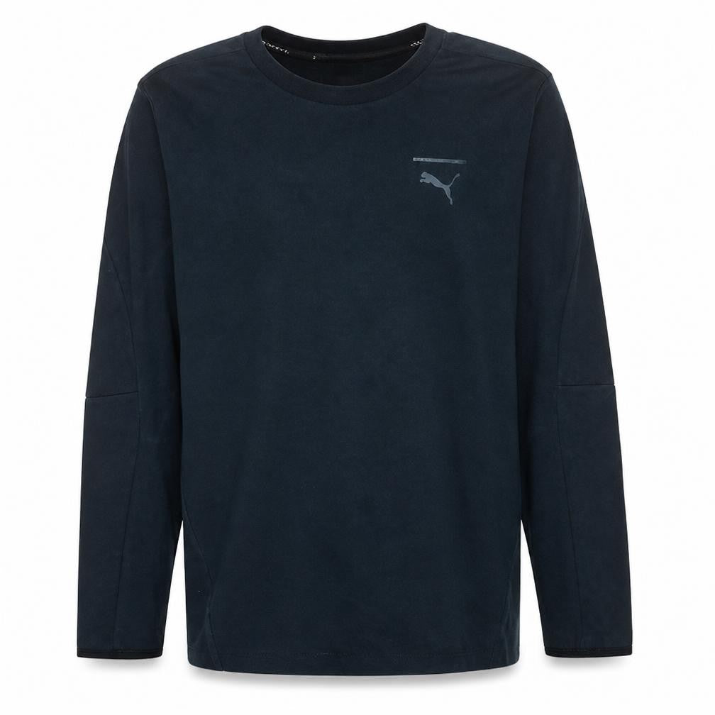 Puma Men's Black Long Sleeve Crew Neck T-Shirt Size S