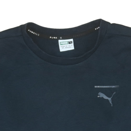 Puma Men's Black Long Sleeve Crew Neck T-Shirt Size S