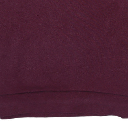 Adidas Men's Red Crew Neck Logo Sweatshirt Size S