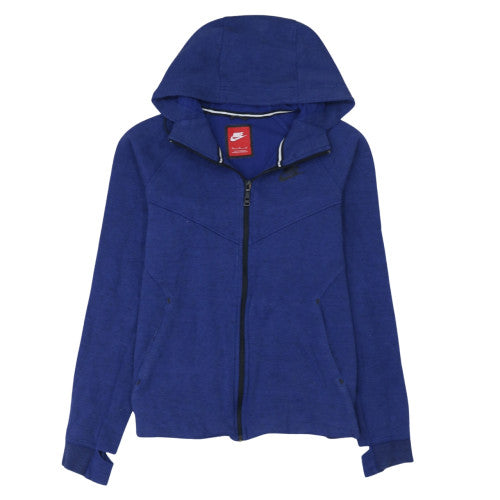 Nike Men's Blue Full Zip Hoodie Size M Lightweight Sportswear