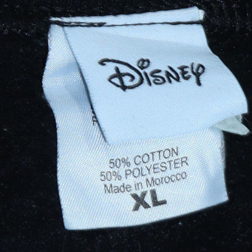 Disney Women's Black XL Pullover Sweatshirt Love is Alive Nightmare Print