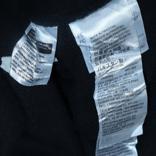 Levi's Men's Black Pullover Hoodie L Relaxed Fit Logo Sweatshirt