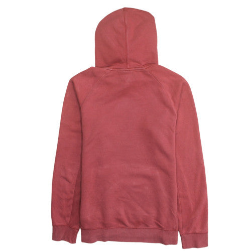Nike SB Women Red Pullover Hoodie L Hooded Kangaroo Pocket