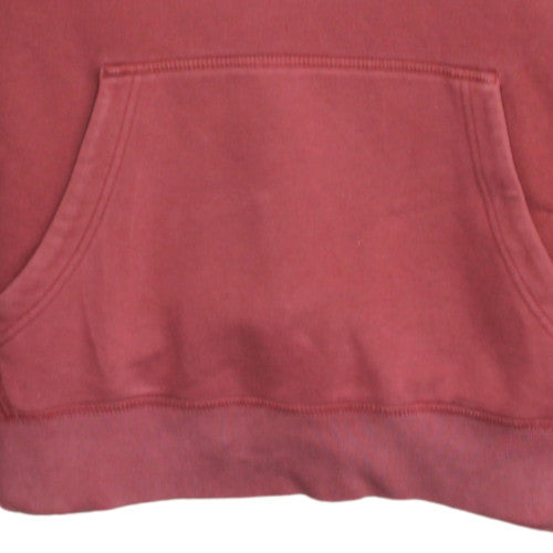 Nike SB Women Red Pullover Hoodie L Hooded Kangaroo Pocket