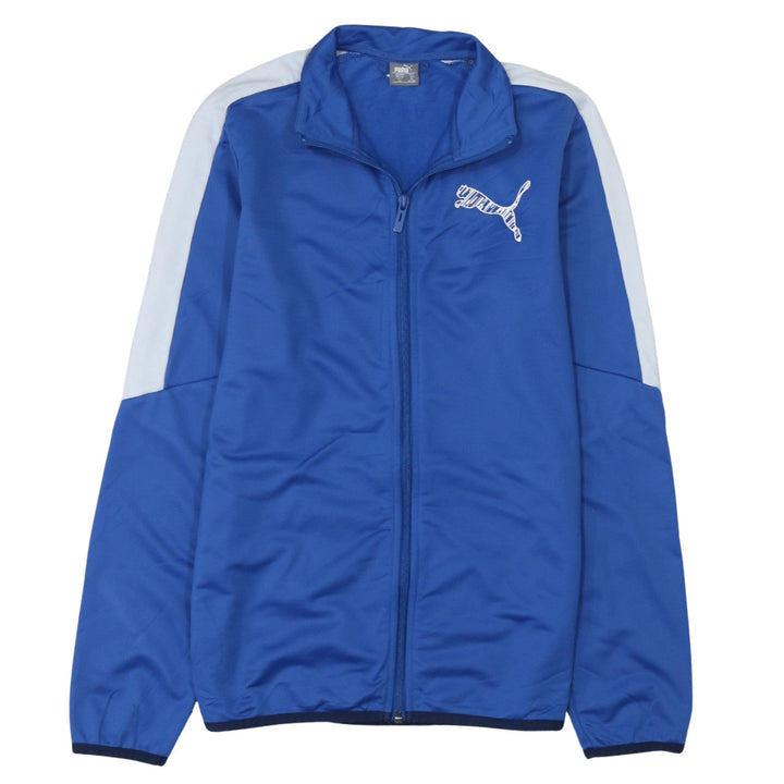Puma Boys Blue 13-14 Years Track Jacket Full Zip Lightweight Sports Top
