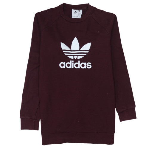 Adidas Men's Brown Crew Neck Pullover Sweatshirt M