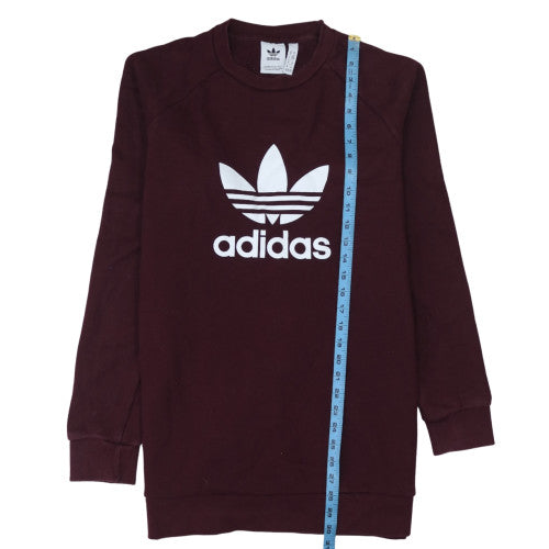 Adidas Men's Brown Crew Neck Pullover Sweatshirt M