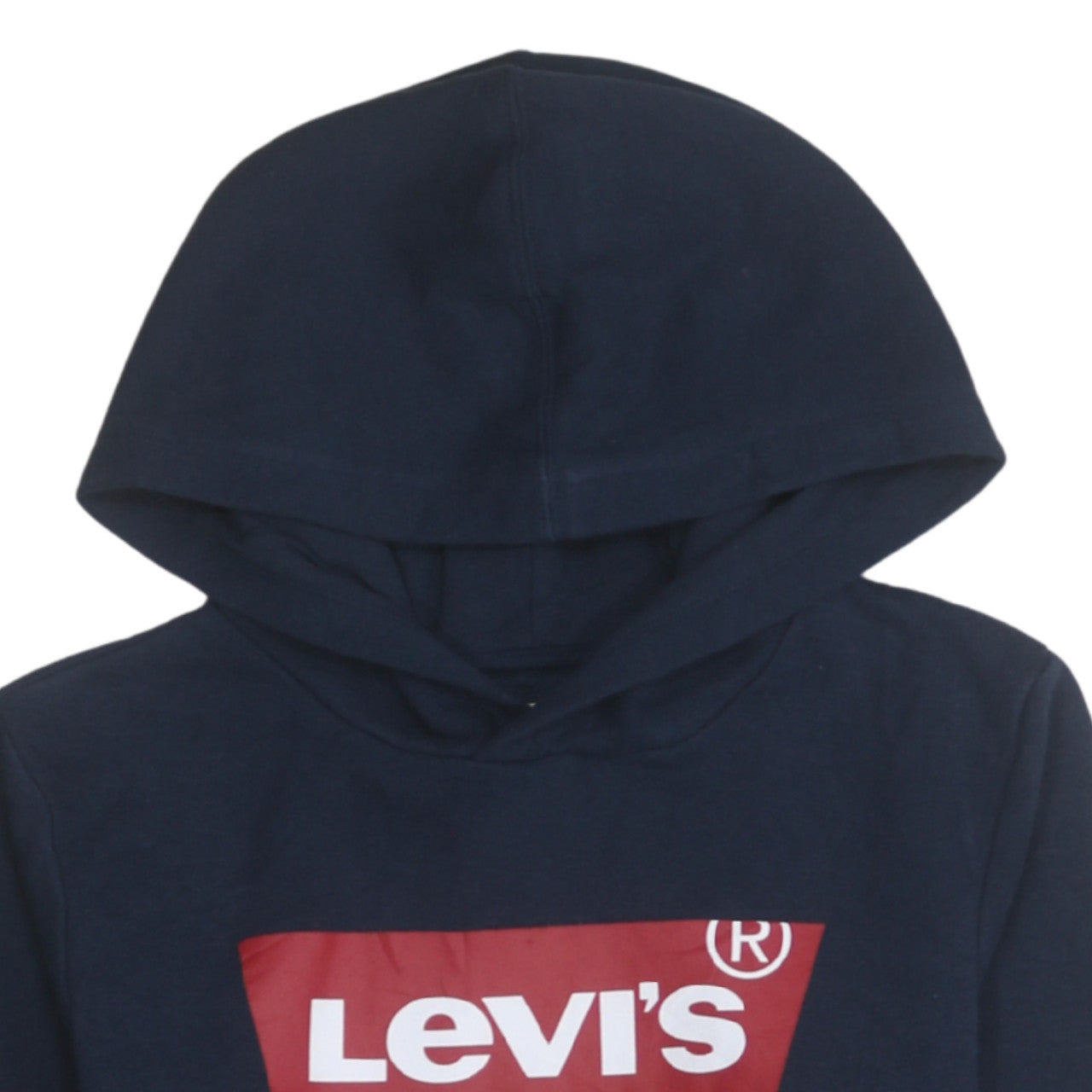 Levi's Boys Blue Pullover Hoodie 14 Years Logo Graphic Long Sleeve