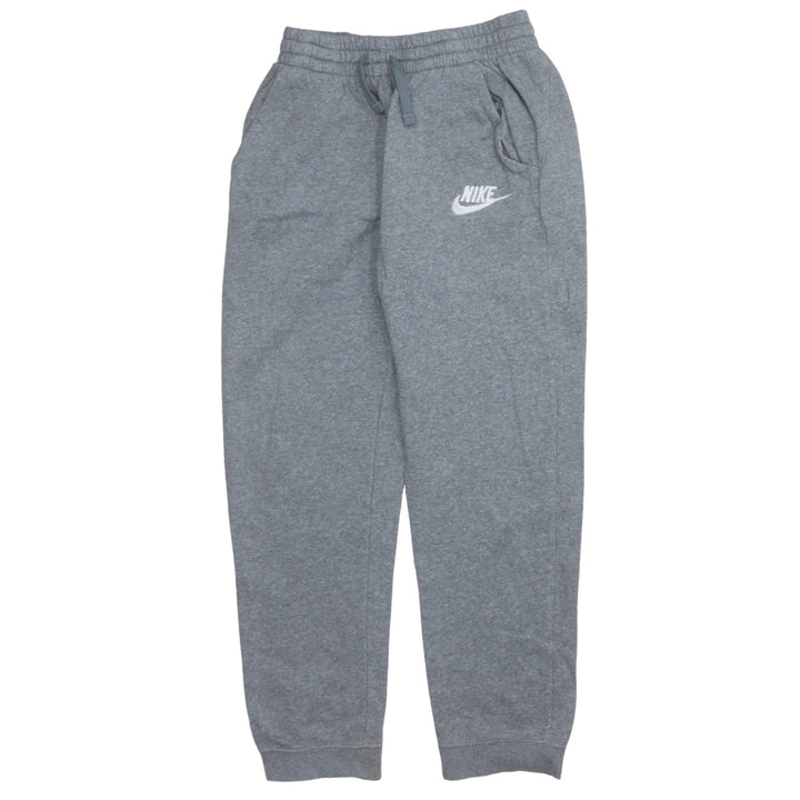 Nike Boys Grey XL Jogger Sweatpants with Elastic Waist & Pockets
