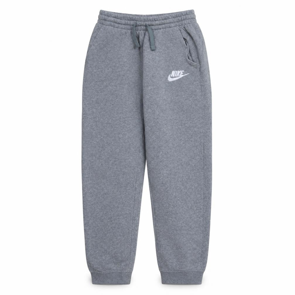 Nike Boys Grey XL Jogger Sweatpants with Elastic Waist & Pockets