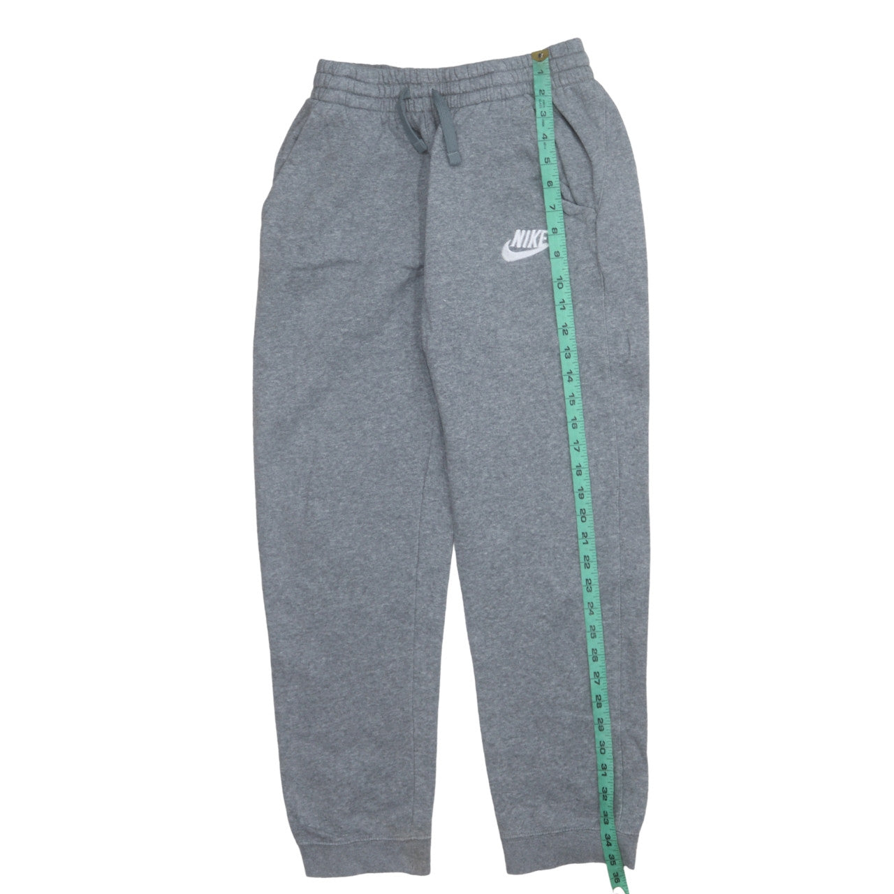 Nike Boys Grey XL Jogger Sweatpants with Elastic Waist & Pockets