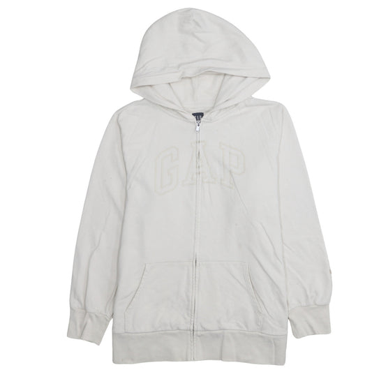 GAP Men’s Ivory Full Zip Hoodie XL Classic Cotton Blend