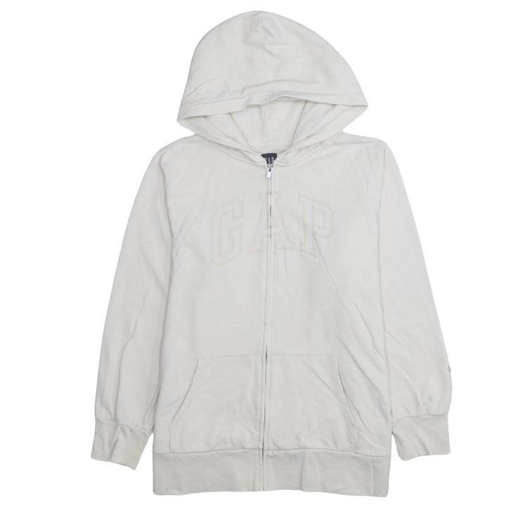 GAP Men’s Ivory Full Zip Hoodie XL Classic Cotton Blend