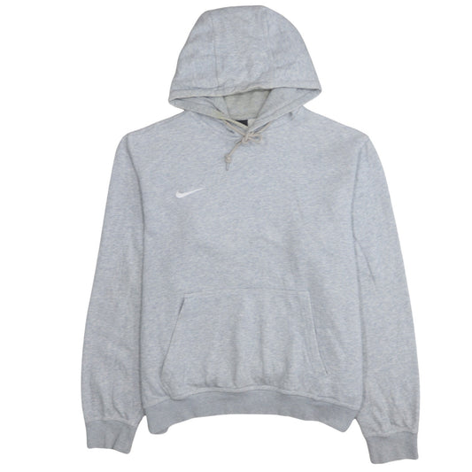 Nike Men's Grey Pullover Hoodie L Regular Fit Sports Style
