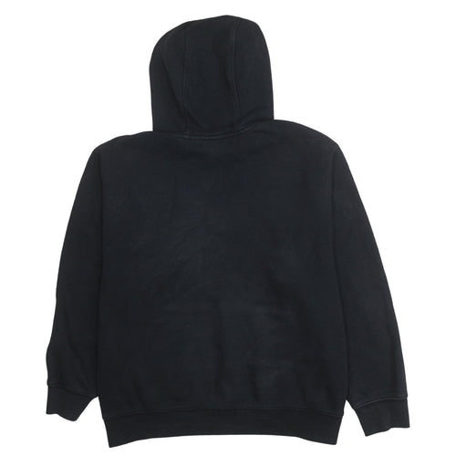 Nike Men's Black XL Pullover Hoodie with Logo Graphic Print