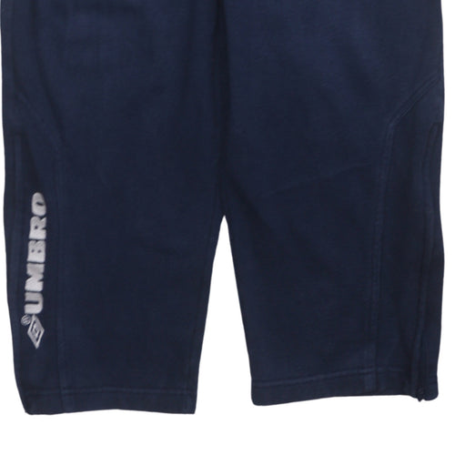 Umbro Men's Blue Cotton Blend Sweatpants M Regular Fit