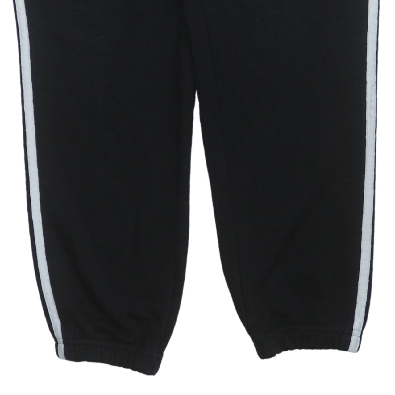 Adidas Women’s Black XL Jogger Trousers with White Stripes