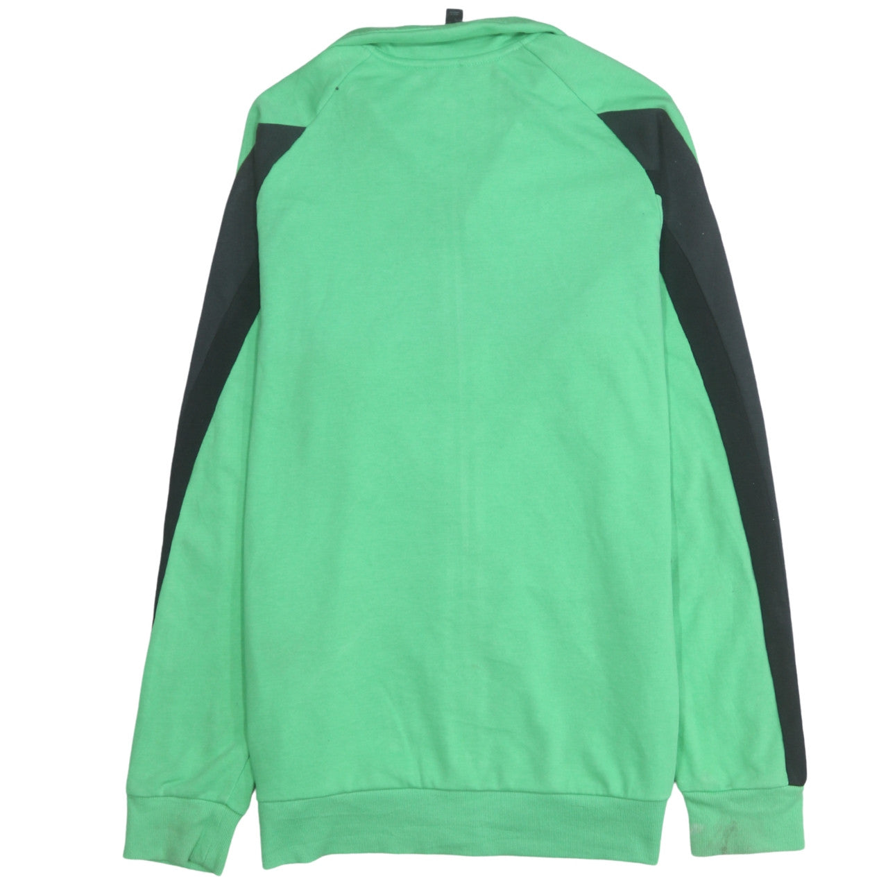 Adidas Boys Green Track Jacket Size 12-13 Years Full Zip Activewear